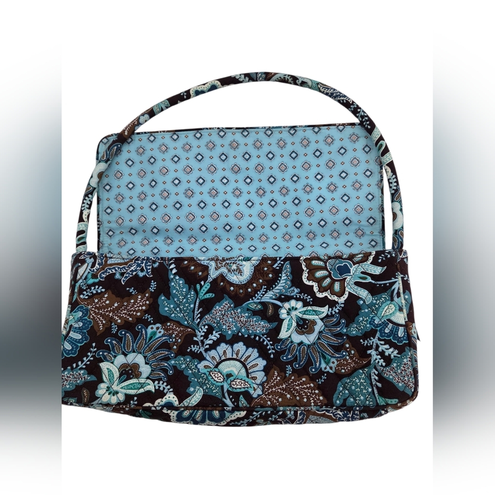 Vera Bradley Knot Just A Clutch Totally Turq Shoulder Bag - Picture 3 of 10